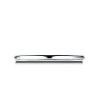 14K White Gold 2Mm Wedding Band Size 6 1