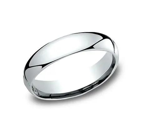 Platinum 4Mm Plain Wedding Band 1