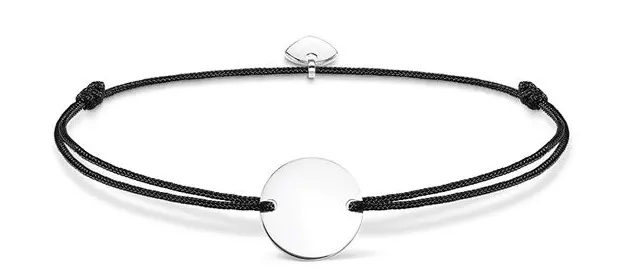 Sterling Silver Circle Charm Bracelet 1