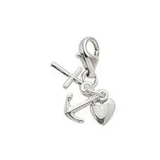 Sterling Silver Faith Hope Charm 1