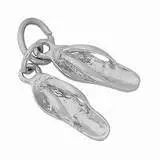 Sterling Silver Sandals Charm 1