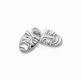 Sterling Silver Comedy Tragedy Charm 1