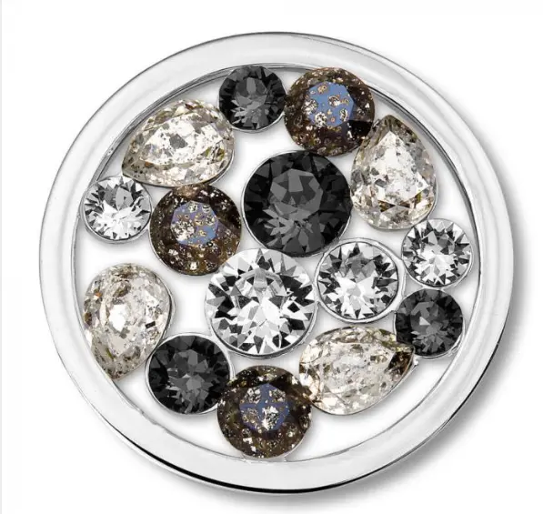 Reina Grey Charm With Swarovski Crystal Elements 1