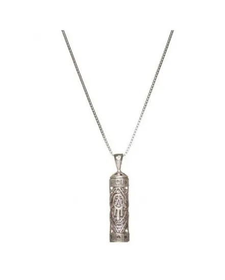Sterling Silver Hamsa Mezuzah Pendant 1