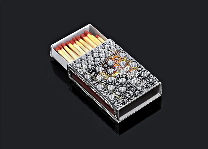 Metalace Ribbon Lace Match Box 1