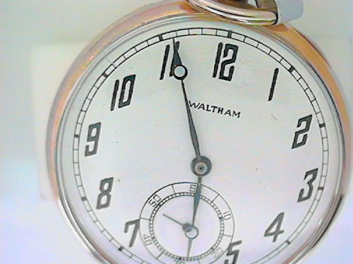 Preowned Gold Filled Waltham Pocket Watch Circa 1920 1