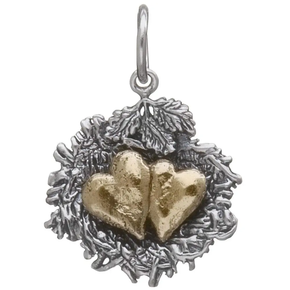 Bundled By Love Nest Charm - 2 Hearts 1
