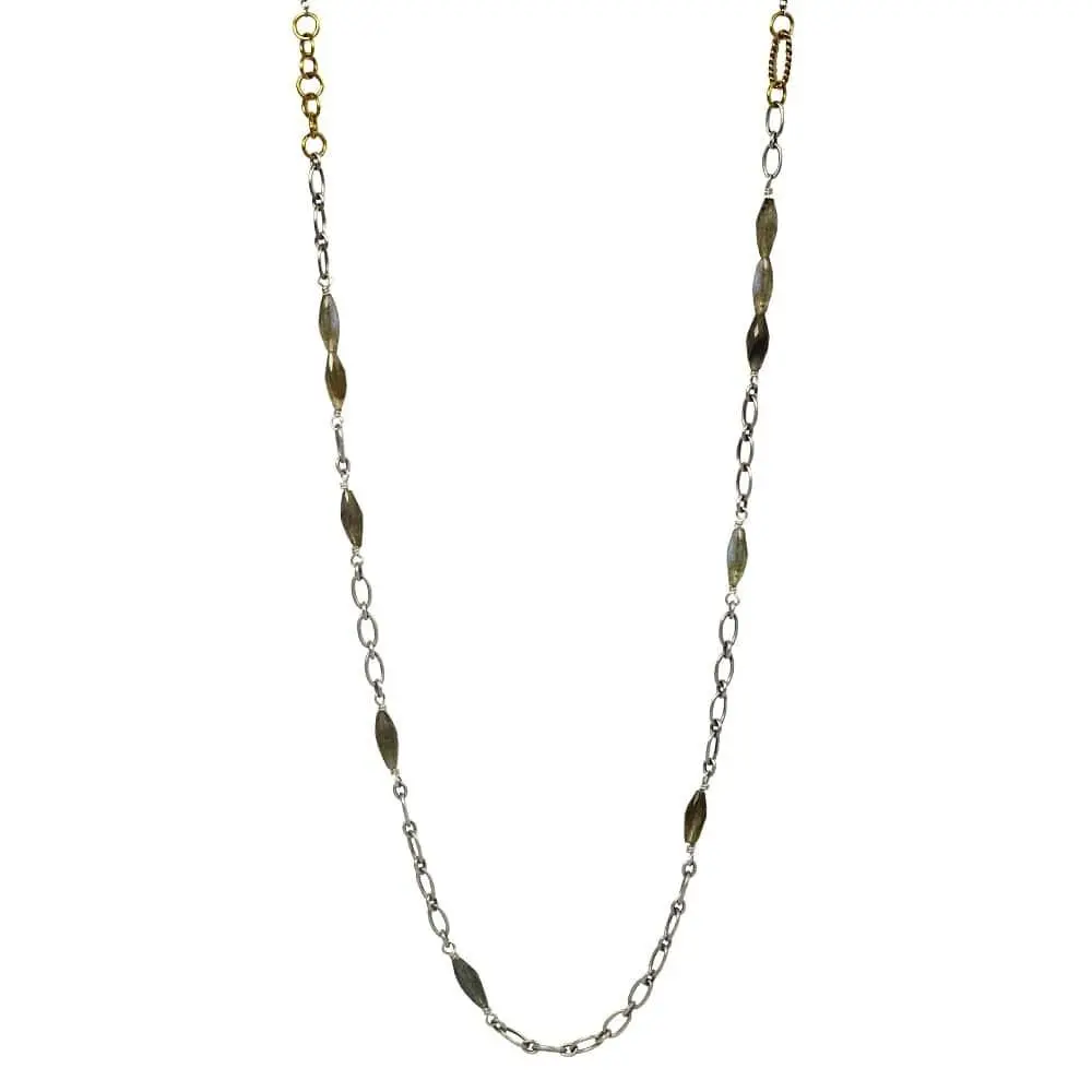 Waxing Poetic Celeste Chain - Labradorite - 28" 1