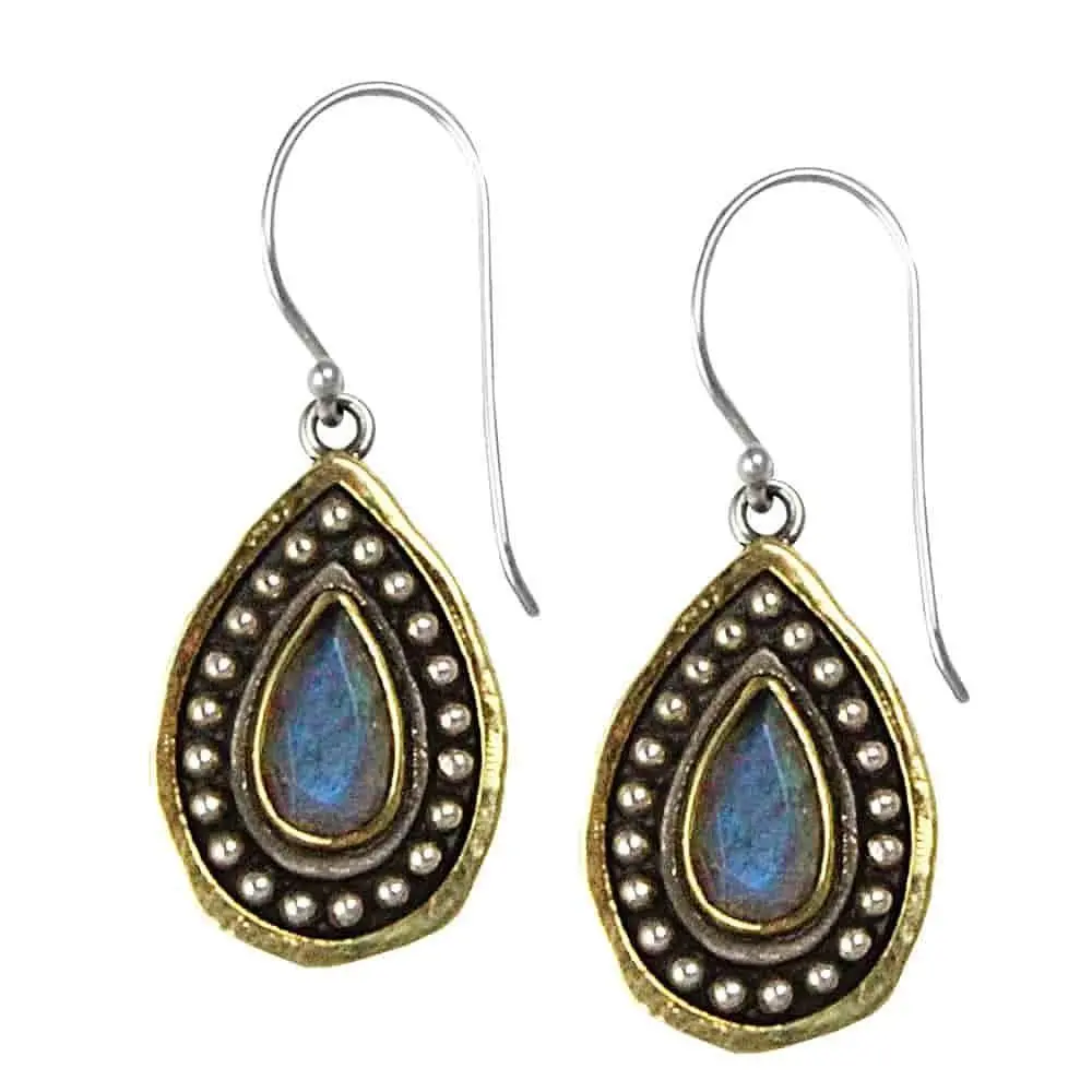 Waxing Poetic Amity Labradorite Earrings 1