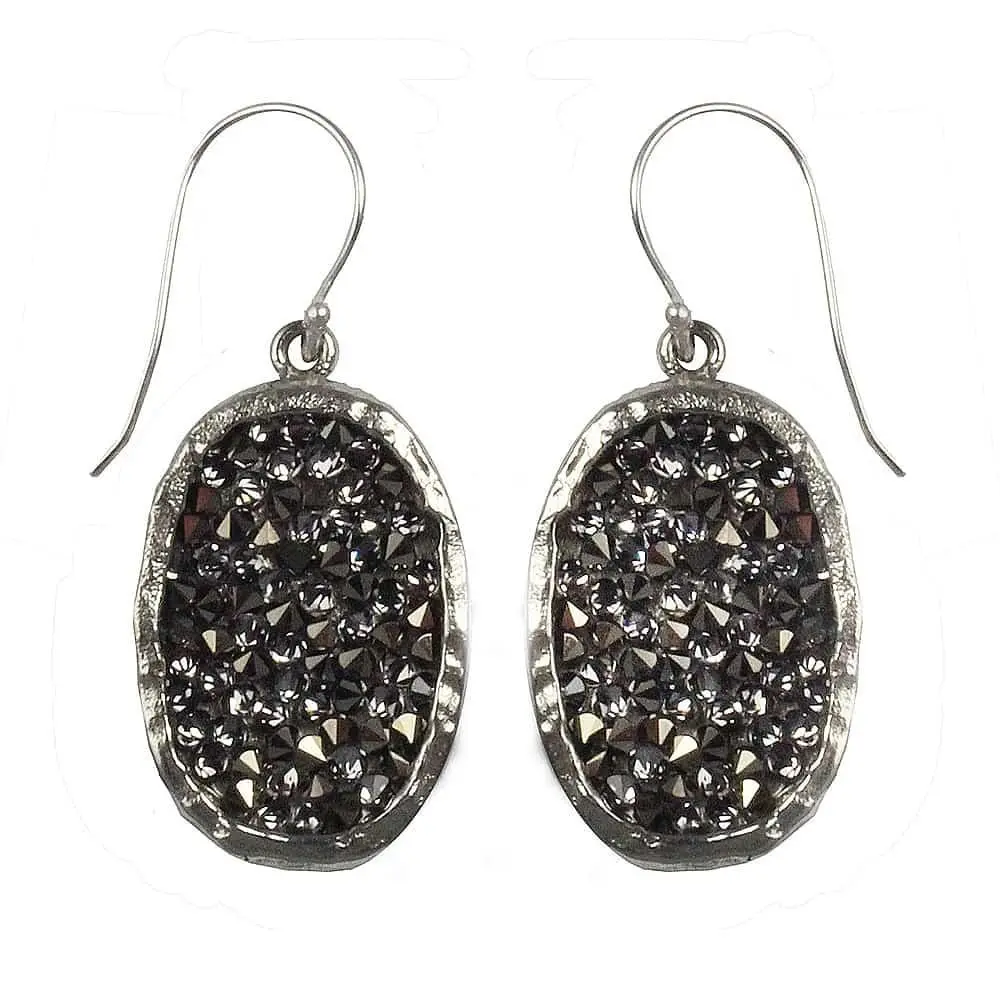 Waxing Poetic Kristal Oval Earrings 1
