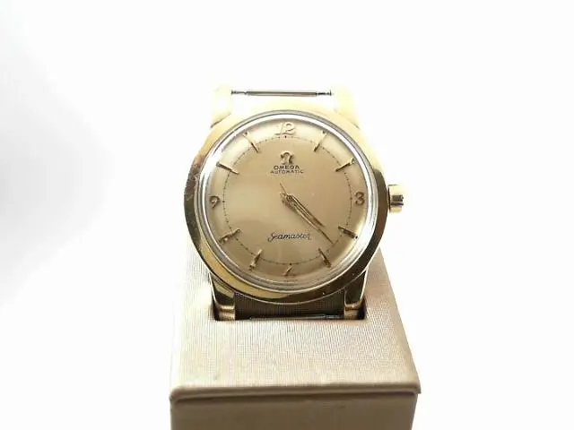 Preowned Mens Omega Gold Filled Seamaster Watch Circa 1960 1