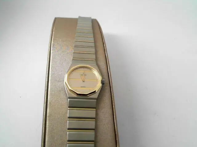 Preowned  Ladies Stainless And 18K Yellow Gold Concord Mariner Bracelet Watch Circa 1980 1