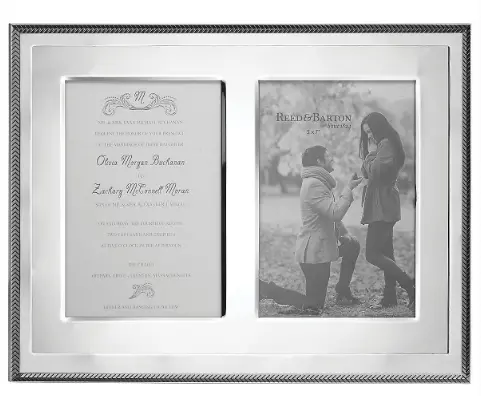 Silver Plate Kenlie Double Frame 1