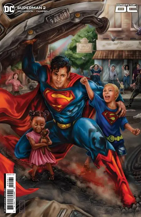 Superman #2 Cvr F Inc 1:25 Juanjo Lopez Card Stock Var 1