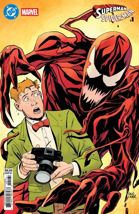 Dc's Superman/Spider-Man #1 Steve Lieber Jimmy Olsen & Carnage Var 1