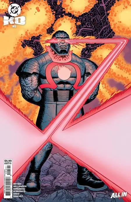 Dc K.O. #5 (Of 5) Cvr H Steve Skroce Darkseid Card Stock Var 1