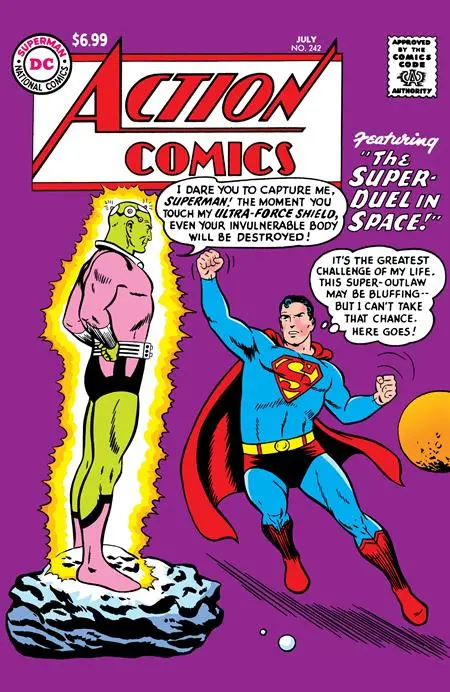 Action Comics #242 Facsimile Edition Cvr C Curt Swan Foil Var 1
