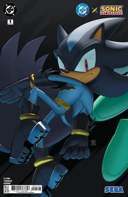 Dc X Sonic The Hedgehog #1 (Of 5) 6Th Print Deegeemin Connecting Var (4/29/26) 1