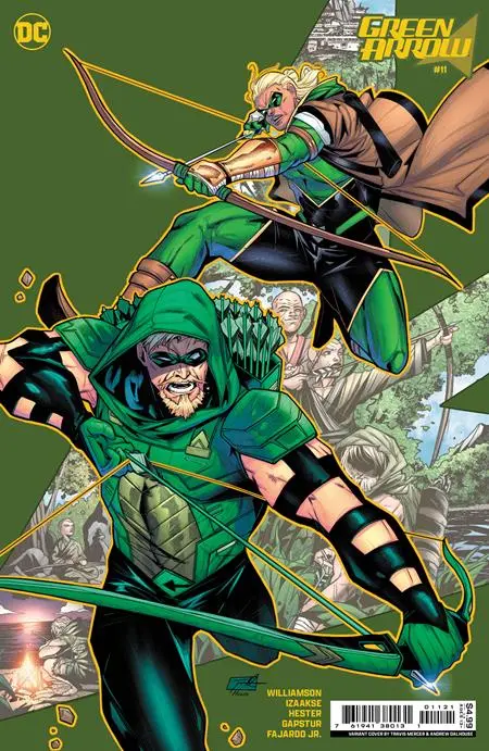Green Arrow #11 (Of 12) Cvr B Travis Mercer Card Stock Var 1