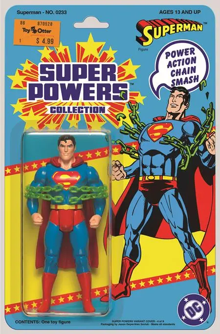 Superman #233 Facsimile Edition Cvr B Jason Geyer & Alex Saviuk Super Powers Card Stock Var 1