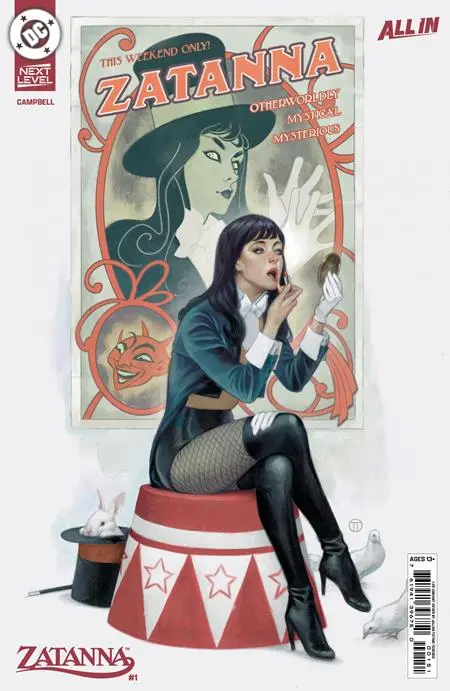 Zatanna (2026) #1 Cvr G Inc 1:25 Julian Totino Tedesco Card Stock Var (4/29/26) 1