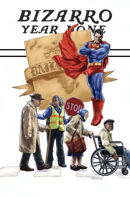 Bizarro Year None #1 (Of 4) Cvr F Ibrahim Moustafa Card Stock Var 1