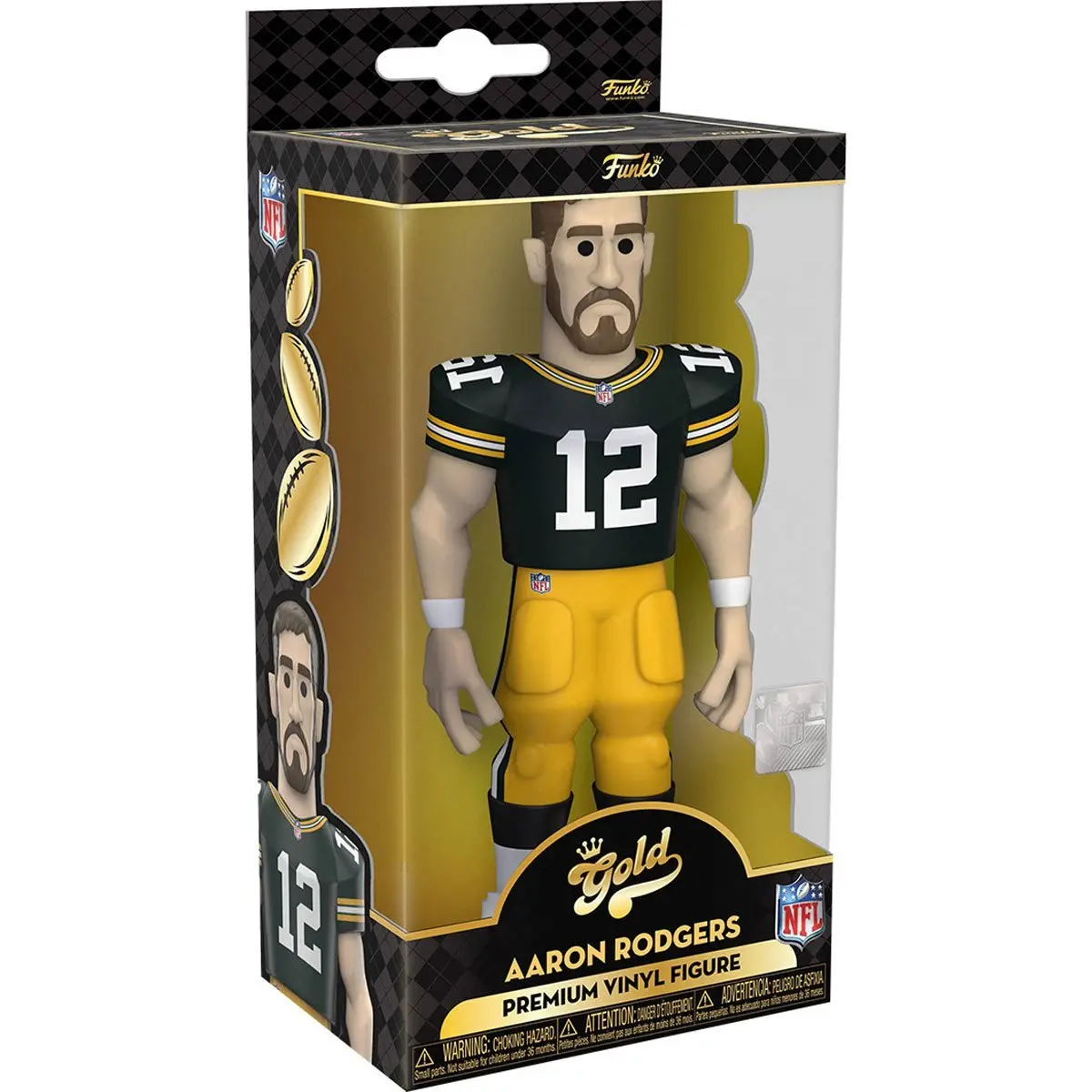 Funko Vinyl Gold - Nfl Packers - Aaron Rodgers (Home Uniform) 5" 1
