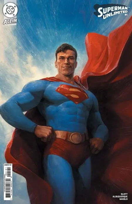 Superman Unlimited #1 Cvr J Inc 1:25 Dave Rapoza Card Stock Var 1