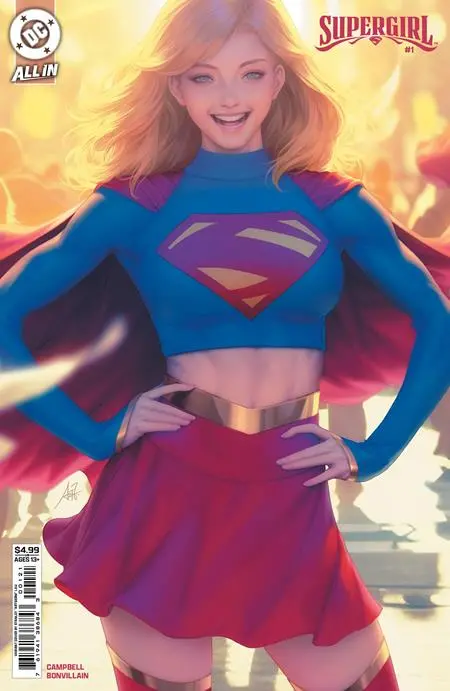 Supergirl #1 Cvr B Stanley Artgerm Lau Card Stock Var 1