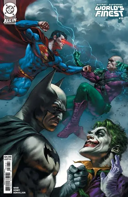 Batman Superman Worlds Finest #39 Cvr B Lucio Parrillo Card Stock Var (We Are Yesterday) 1