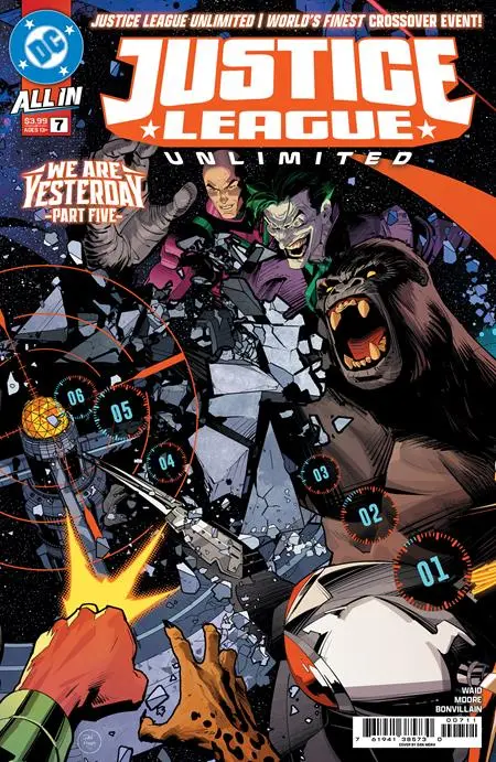 Justice League Unlimited #7 Cvr A Dan Mora Connecting (We Are Yesterday) 1