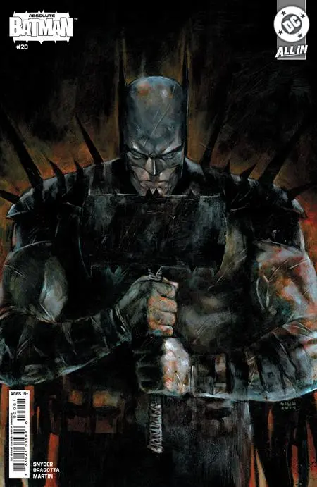 Absolute Batman #20 Cvr E Inc 1:25 Martin Simmonds Card Stock Var (5/13/26) 1