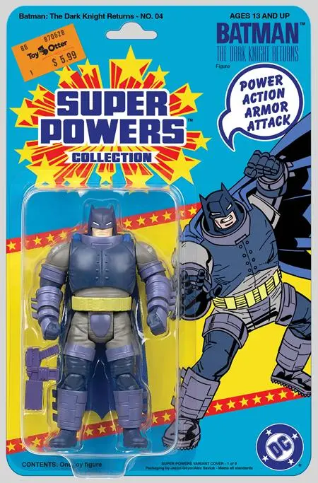 Batman The Dark Knight Returns #4 (Of 4) Facsimile Edition Cvr B Jason Geyer & Alex Saviuk Dark Knight Returns Armored Super Powers Action Figure Card Stock Var (5/27/26) 1