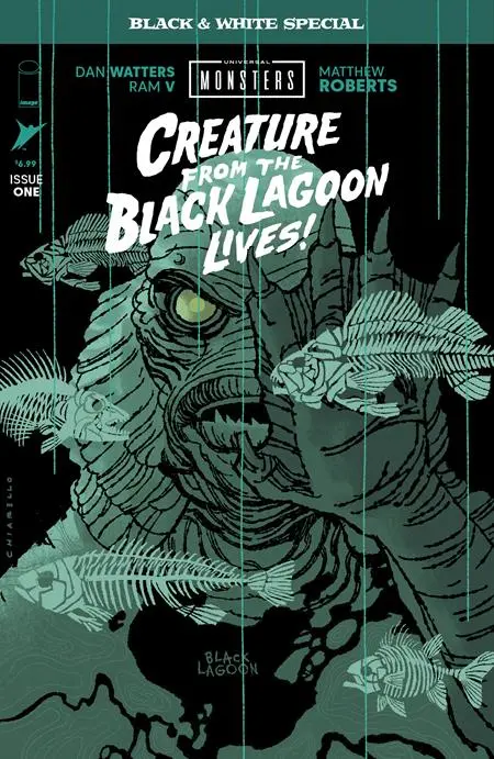 Universal Monsters Creature From The Black Lagoon Lives Black & White Special #1 (Of 2) Cvr B Mark Chiarello Var (5/27/26) 1