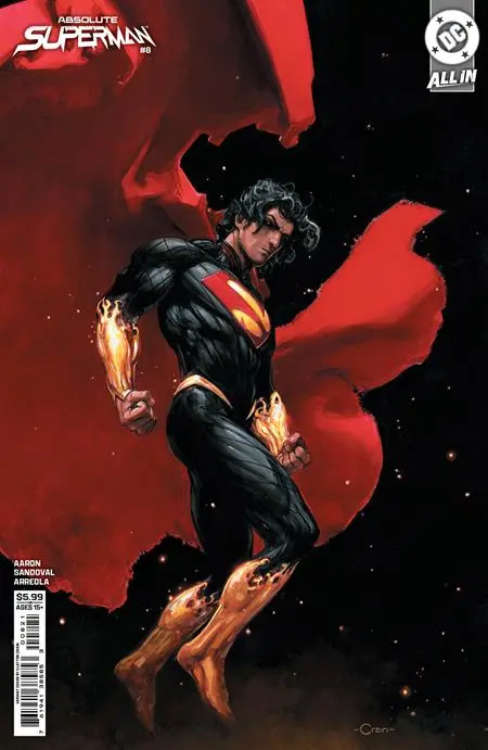 Absolute Superman #8 Cvr B Clayton Crain Card Stock Var 1