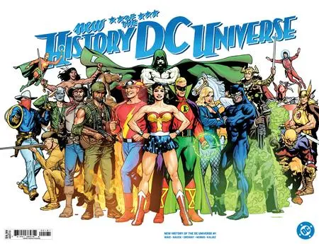 New History Of The Dc Universe #1 (Of 4) Cvr E Ryan Sook Wraparound Foil Var 1