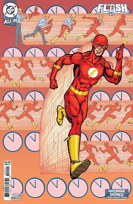 Flash #22 Cvr D George Perez Legacy Card Stock Var 1