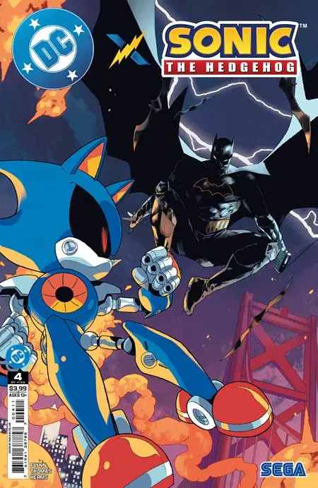 Dc X Sonic The Hedgehog #4 (Of 5) Cvr A Pablo M Collar 1