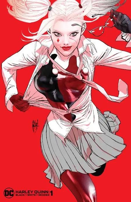 Harley Quinn Black White Redder #1 (Of 6) Cvr C Guillem March Var 1