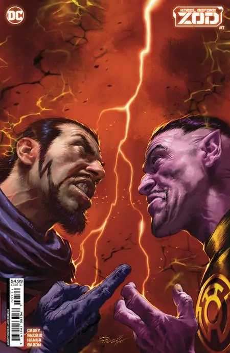 Kneel Before Zod #7 (Of 12) Cvr B Lucio Parrillo Card Stock Var 1