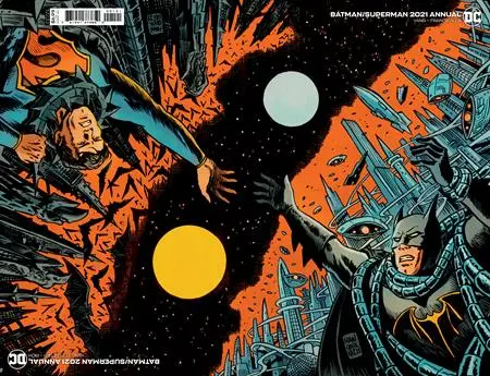 Batman Superman 2021 Annual #1 Cvr B Francesco Francavilla Connected Flip Card Stock Var 1
