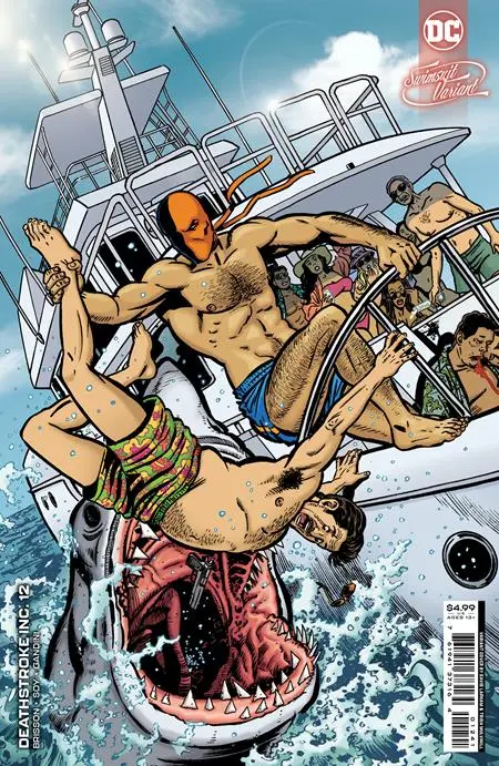 Deathstroke Inc #12 Cvr C David Lapham Swimsuit Card Stock Var 1