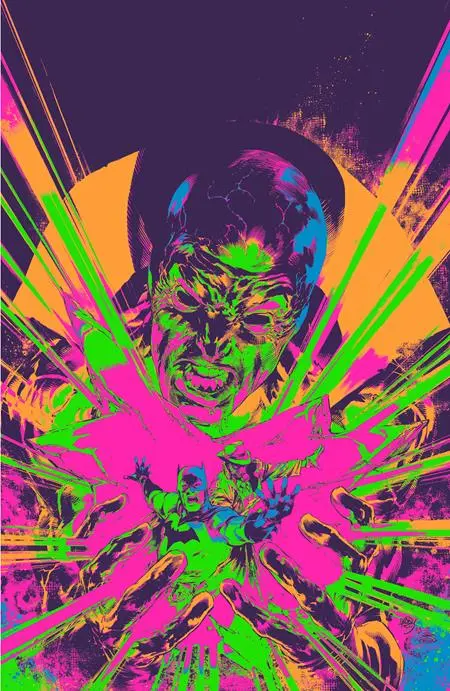 Knight Terrors #4 (Of 4) Cvr D Ivan Reis Darkest Hour Neon Ink Card Stock Var 1