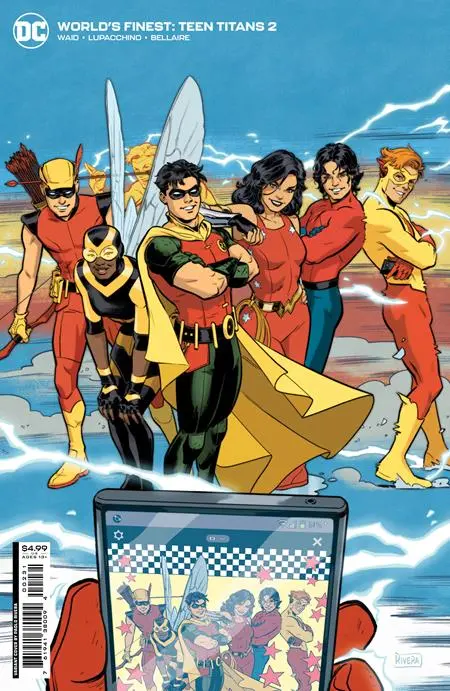 Worlds Finest Teen Titans #2 (Of 6) Cvr C Paolo Rivera Card Stock Var 1