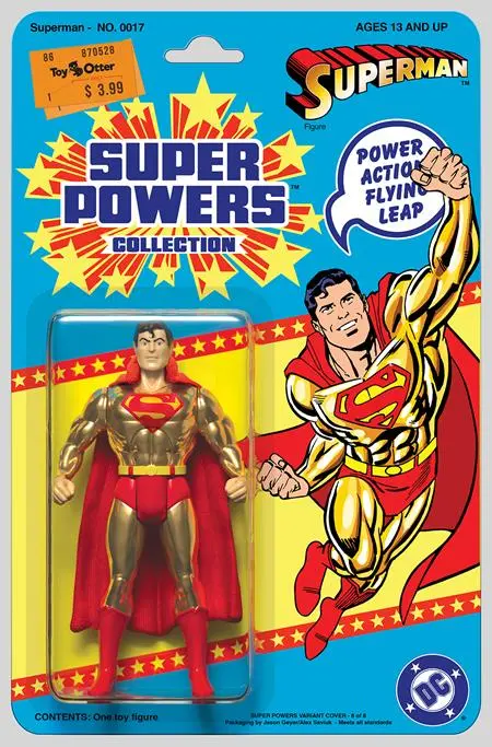 Superman #17 Cvr E Jason Geyer & Alex Saviuk Dc Super Powers Card Stock Var (Absolute Power) 1