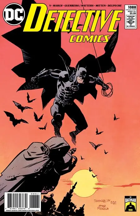 Detective Comics #1088 Cvr D Chris Samnee Batman 85Th Anniversary Card Stock Var 1
