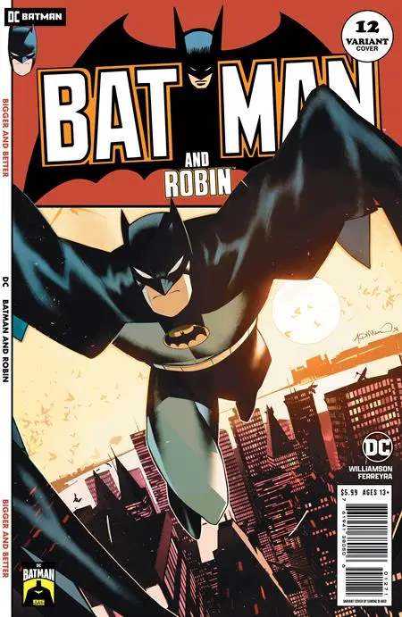 Batman And Robin #12 Cvr D Simone Di Meo Batman 85Th Anniversary Card Stock Var 1