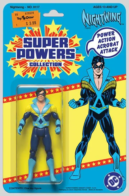 Nightwing #117 Cvr D Jason Geyer & Alex Saviuk Dc Super Powers Card Stock Var 1
