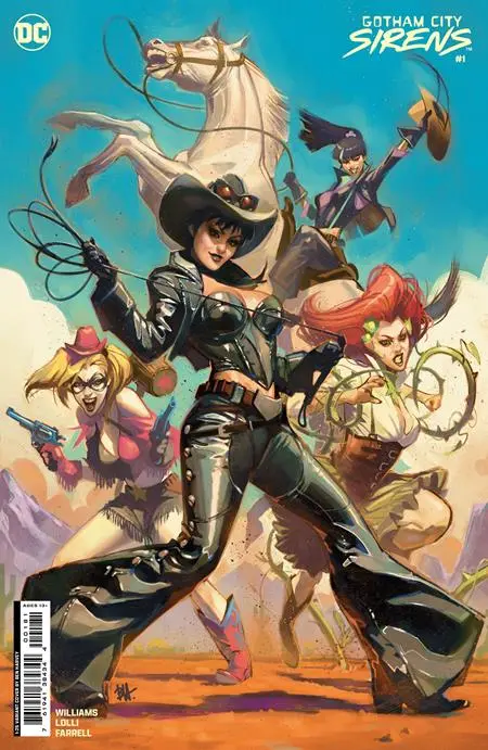 Gotham City Sirens #1 (Of 4) Cvr H Inc 1:25 Ben Harvey Card Stock Var 1