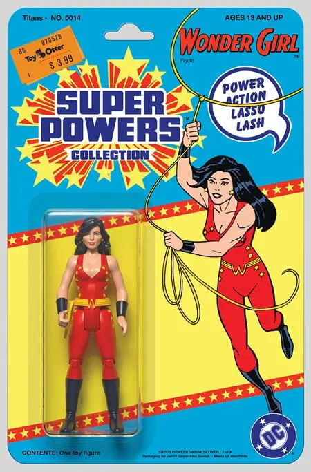 Titans #14 Cvr D Jason Geyer & Alex Saviuk Dc Super Powers Card Stock Var 1